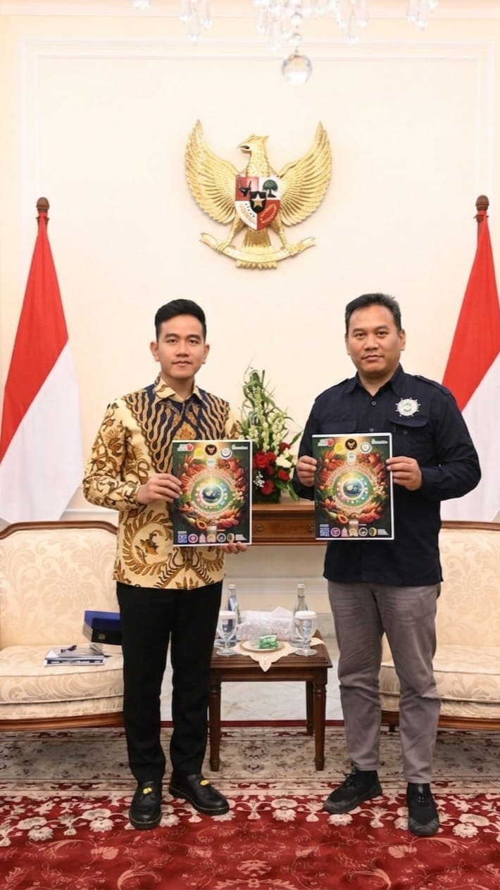 Dokumentasi audiensi dengan RI 2 dari sisi ruangan